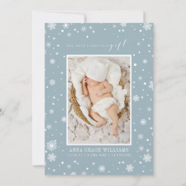 Die besten Weihnachtskarten für Neugeborene RSVP Karte