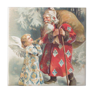 Die besten Weihnachtswünsche des Weihnachtsmanns Fliese