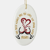 Die besten Weine Keramik Ornament (Rechts)