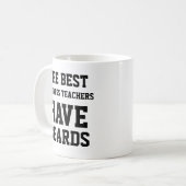 Die besten Wirtschaftslehrer haben Bärte Kaffeetasse (Vorderseite Links)