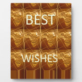 Die besten Wünsche aus Afrika: Ein goldener Kontin Fotoplatte (Vorderseite)