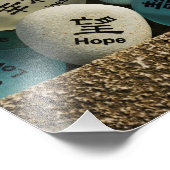 Die besten Wünsche. Fotodruck (Ecke)