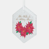 Die besten Wünsche für die Urlaubssaison - Glasdek Ornament Aus Glas (Vorderseite Links)