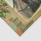 Die besten Wünsche für ein frohes Weihnachtsfest Seidenpapier (Ausschnitt)