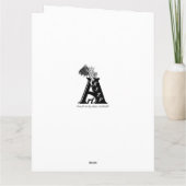 Die besten Wünsche für ein glückliches Erntedankfe Dankeskarte (Rückseite)