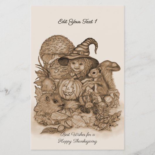 Die besten Wünsche für ein glückliches Erntedankfe Flyer (Vorne)