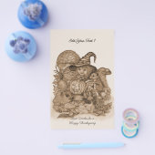 Die besten Wünsche für ein glückliches Erntedankfe Flyer (Einzeln)