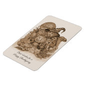 Die besten Wünsche für ein glückliches Erntedankfe Magnet (Linke Seite)