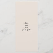 Die besten Wünsche für ein glückliches Erntedankfe Menükarte (Rückseite)