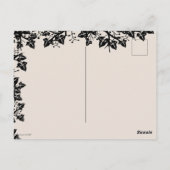 Die besten Wünsche für ein glückliches Erntedankfe Postkarte (Rückseite)