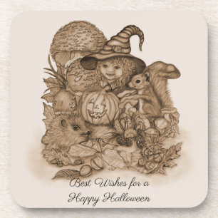 Die besten Wünsche für ein glückliches Halloween Getränkeuntersetzer