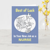 Die besten Wünsche in Ihrem neuen Job als Krankens Karte (Gelbe Blume)