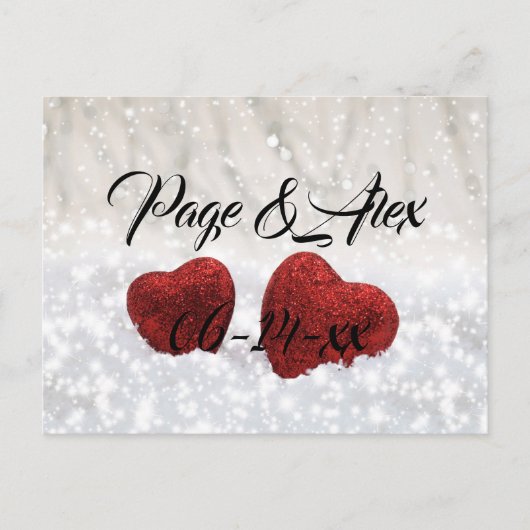 Die besten Wünsche nach neuem Weds Wedding Destiny Postkarte (Vorderseite)