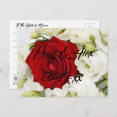 Die besten Wünsche nach neuem Weds Wedding Destiny Postkarte (Vorne/Hinten)