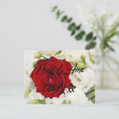 Die besten Wünsche nach neuem Weds Wedding Destiny Postkarte (Stehend Vorderseite)