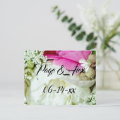 Die besten Wünsche nach neuem Weds Wedding Destiny Postkarte (Stehend Vorderseite)