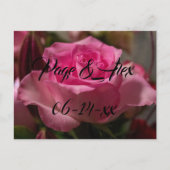 Die besten Wünsche nach neuem Weds Wedding Destiny Postkarte (Vorderseite)