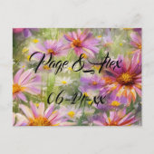 Die besten Wünsche nach neuem Weds Wedding Destiny Postkarte (Vorderseite)