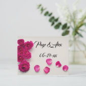 Die besten Wünsche nach neuem Weds Wedding Destiny Postkarte (Stehend Vorderseite)