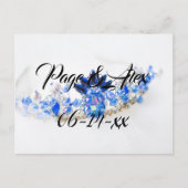 Die besten Wünsche nach neuem Weds Wedding Destiny Postkarte (Vorderseite)