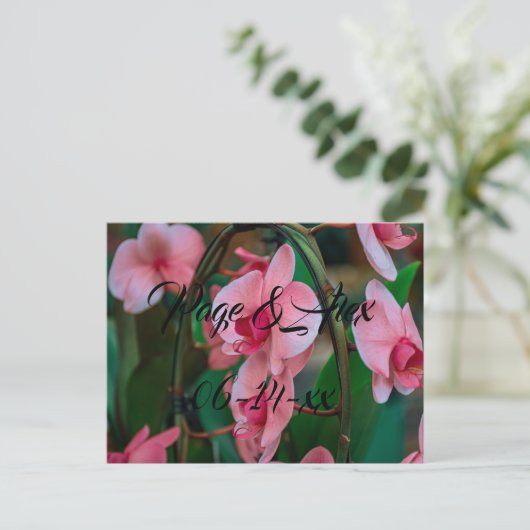 Die besten Wünsche nach neuem Weds Wedding Destiny Postkarte (Stehend Vorderseite)