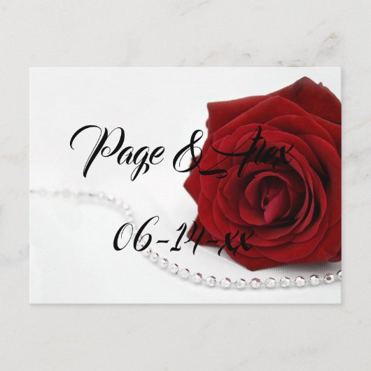 Die besten Wünsche nach neuem Weds Wedding Destiny Postkarte (Vorderseite)