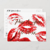 Die besten Wünsche nach neuem Weds Wedding Destiny Postkarte (Vorne/Hinten)