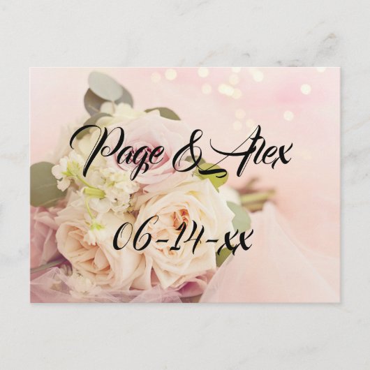 Die besten Wünsche nach neuem Weds Wedding Destiny Postkarte (Vorderseite)