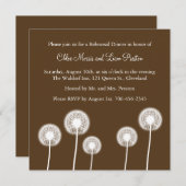 Die besten Wünsche! Probe Abendessen Einladung (br (Vorne/Hinten)