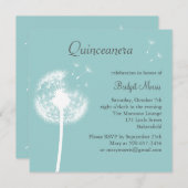 Die besten Wünsche! (Türkis) Einladung (Vorne/Hinten)