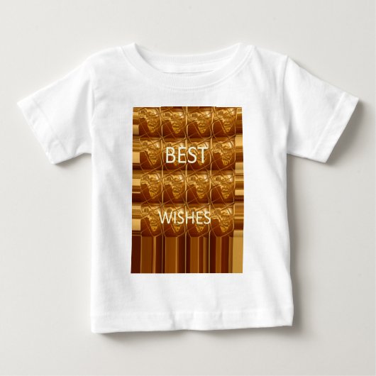 Die besten Wünsche von der Kunst der afrikanischen Baby T-shirt (Vorderseite)