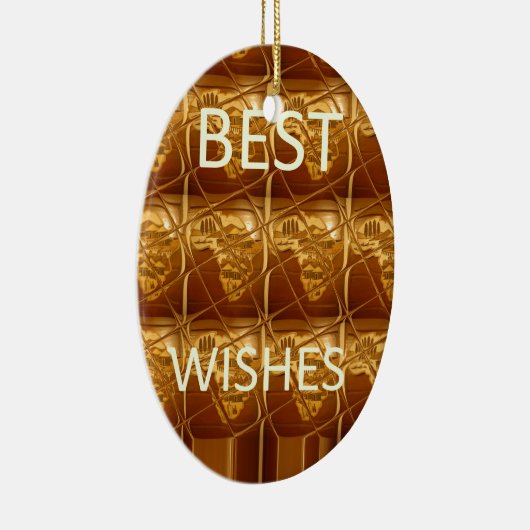 Die besten Wünsche von der Kunst der afrikanischen Keramik Ornament (Rechts)