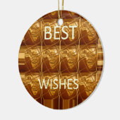 Die besten Wünsche von der Kunst der afrikanischen Keramikornament (Links)