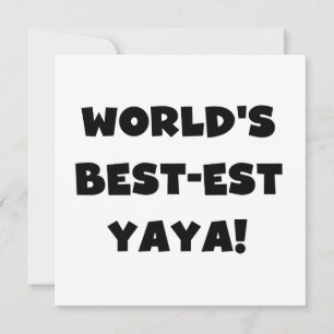 Die besten Yaya-Geschenke der Black Text World