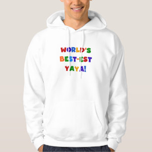 Die besten Yaya-Geschenke der Welt in hellen Farbe Hoodie