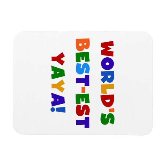 Die besten Yaya-Geschenke der Welt in hellen Farbe Magnet (Horizontal)