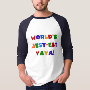 Die besten Yaya-Geschenke der Welt in hellen Farbe T-Shirt