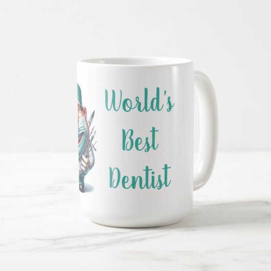 Die besten Zahnärzte der Welt Kaffeetasse (VorderseiteRechts)