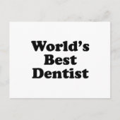 Die besten Zahnärzte der Welt Postkarte (Vorderseite)