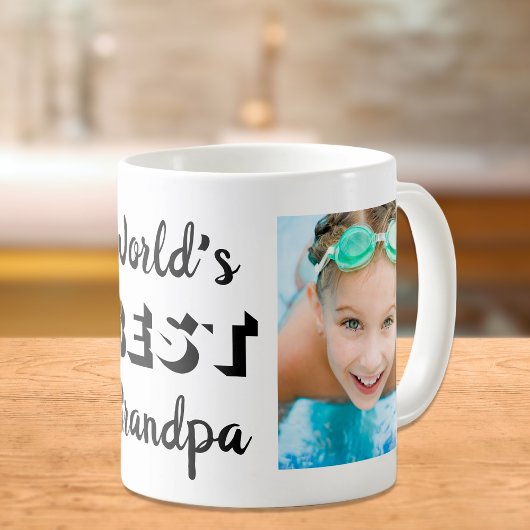 Die besten zwei Fotos der Welt Personalisiert Kaffeetasse