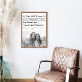 Die BestFriend Times Zeitungen einzigartig persona Poster