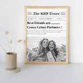 Die BestFriend Times Zeitungen einzigartig persona Poster