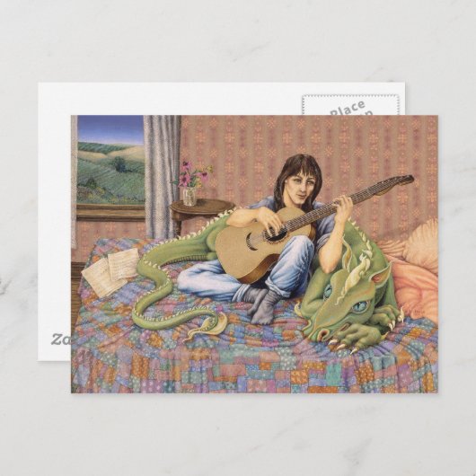 Die Bestie beruhigen Postkarte (Vorne/Hinten)