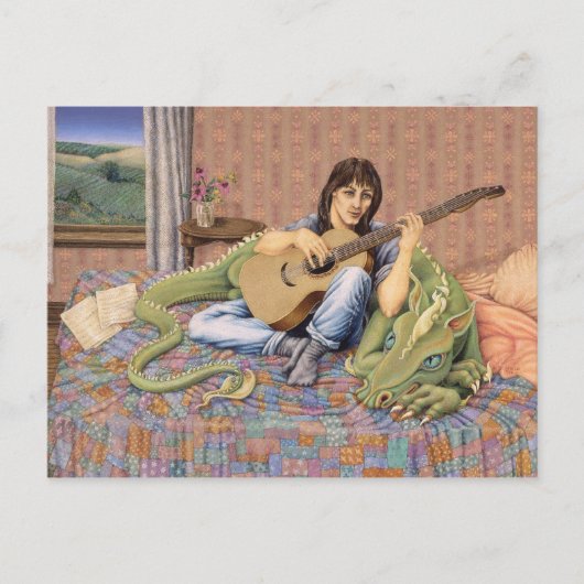 Die Bestie beruhigen Postkarte (Vorderseite)