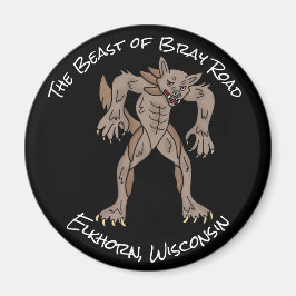 Die Bestie der Bray Road | Wisconsin Werewolf Magnet