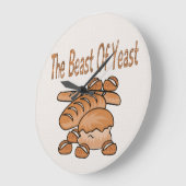 Die Bestie der Hefe Große Wanduhr (Winkel)