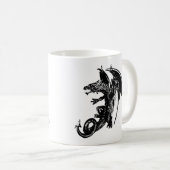 Die Bestie der Nachtdrache-Tasse Kaffeetasse (VorderseiteRechts)