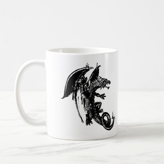 Die Bestie der Nachtdrache-Tasse Kaffeetasse (Links)