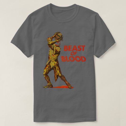 Die Bestie des Retro 60er Cult Horror Movie T-Shirt (Design vorne)