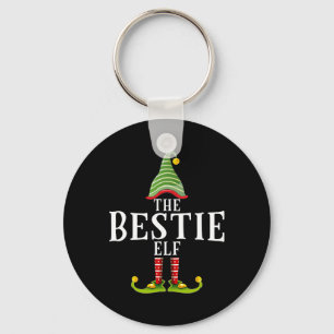 Die Bestie Elf Funny Matching Pajama Xmas Schlüsselanhänger